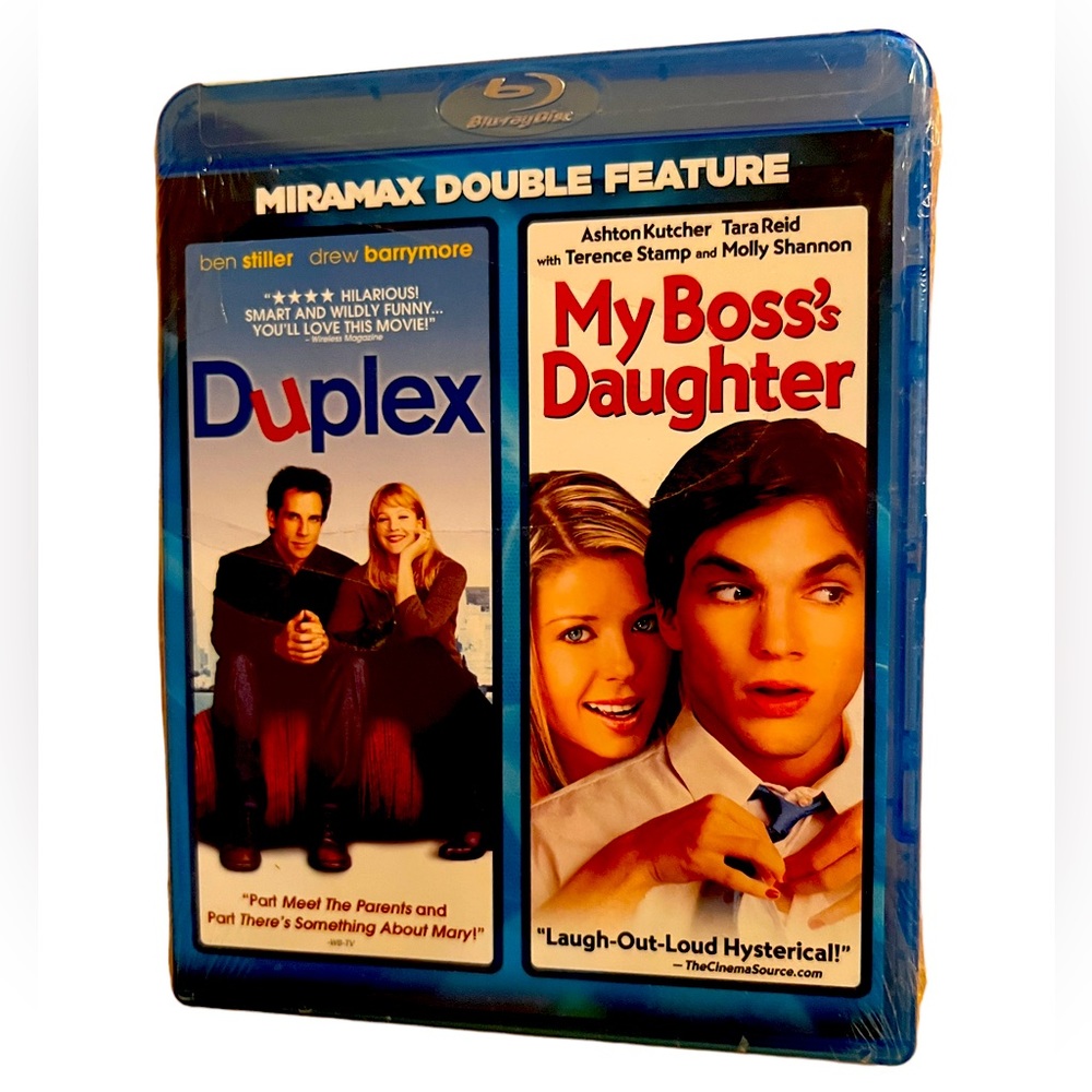 BLU-RAY DOUBLE FEATURE PG-13 “DUPLEX”AND “MY BOSS’S DAUGHTER” NEW FACTORY SEALED